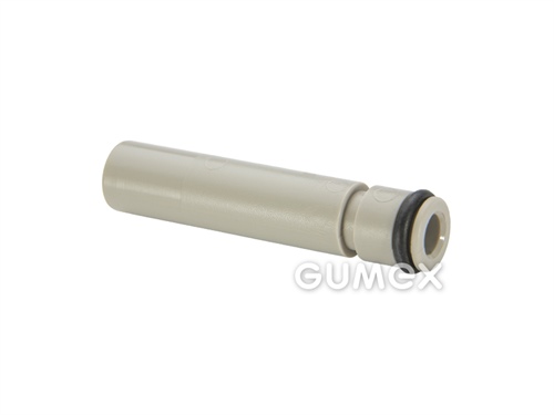 Adapter für POSTMIX JOHN GUEST, für Rohr 3/8", O-Ring NBR, Acetalcopolymer, grau, 